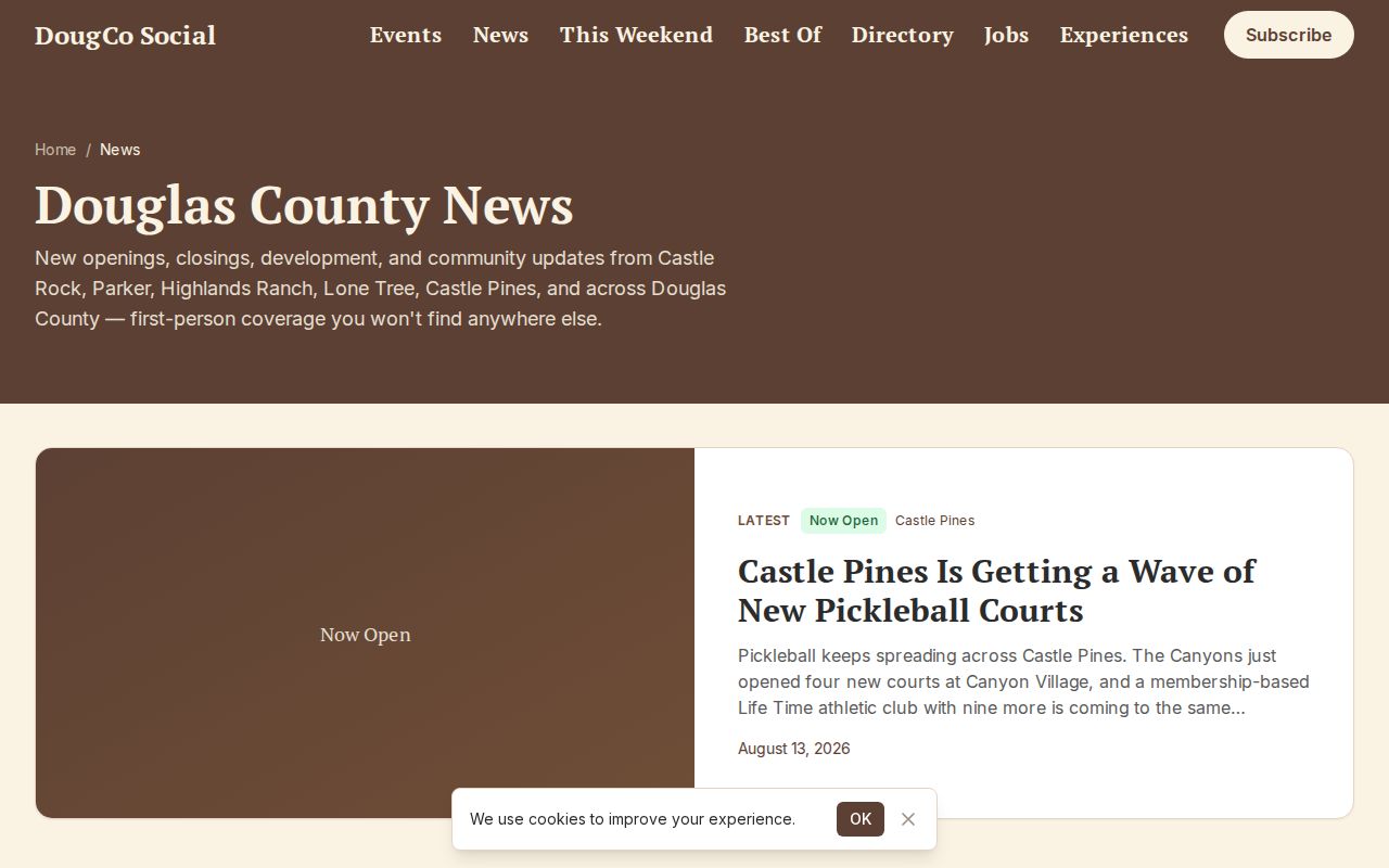 DougCo Social Douglas County local arrest news landscape
